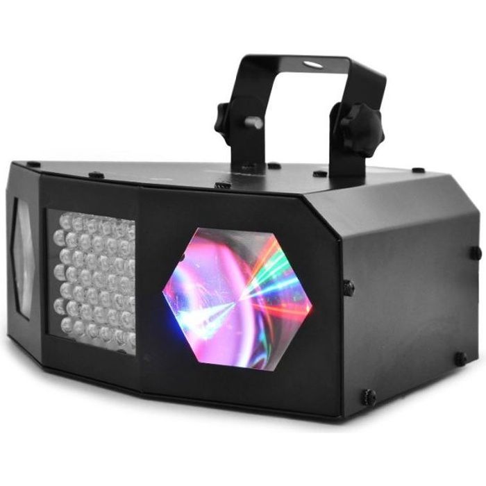 Jeu de lumières - BeamZ - Uranus - Double Moonflower - Stroboscope - LED RGB 30W