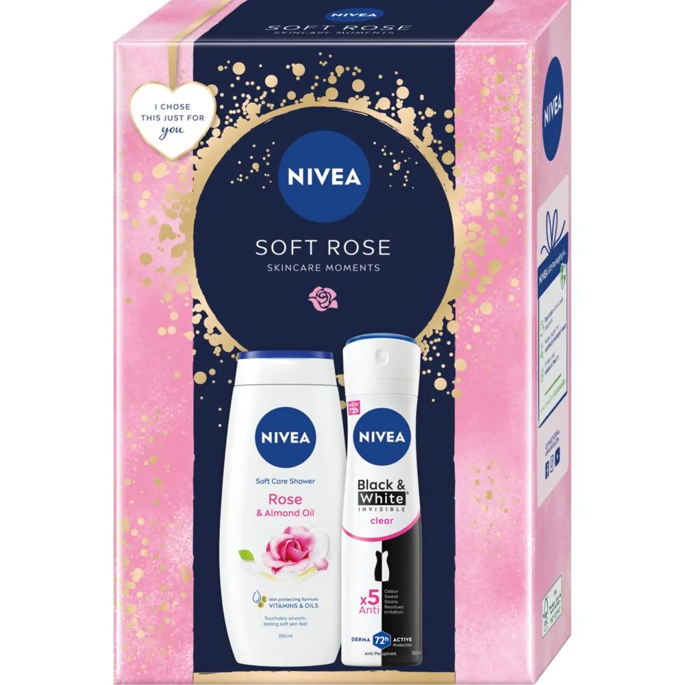 Nivea Soft Rose Zestaw kosmetyków do pielęgnacji