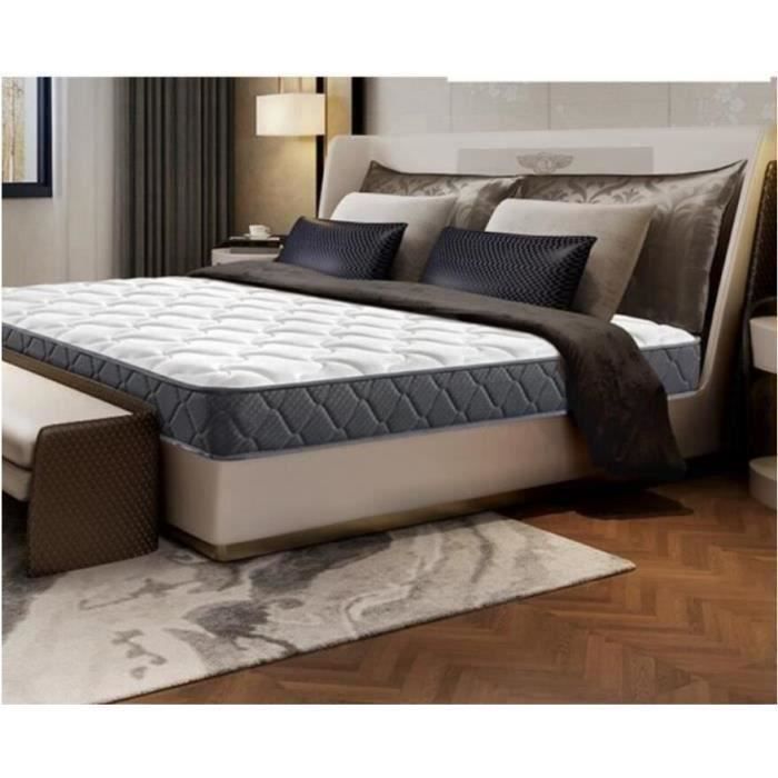 Colchón de espuma de 160x200 cm - Espuma viscoelástica de lujo - Firmeza y confort - 28 cm de grosor - IZTOSS