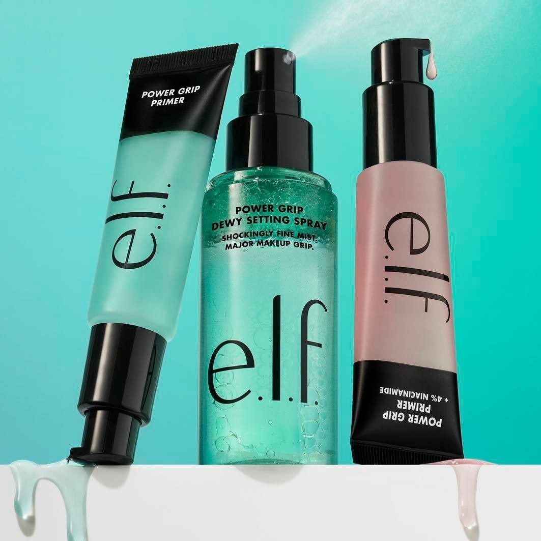 elf Cosmetics Fixierspray Power Grip Dewy sprej za fiksiranje tena - 80 ml