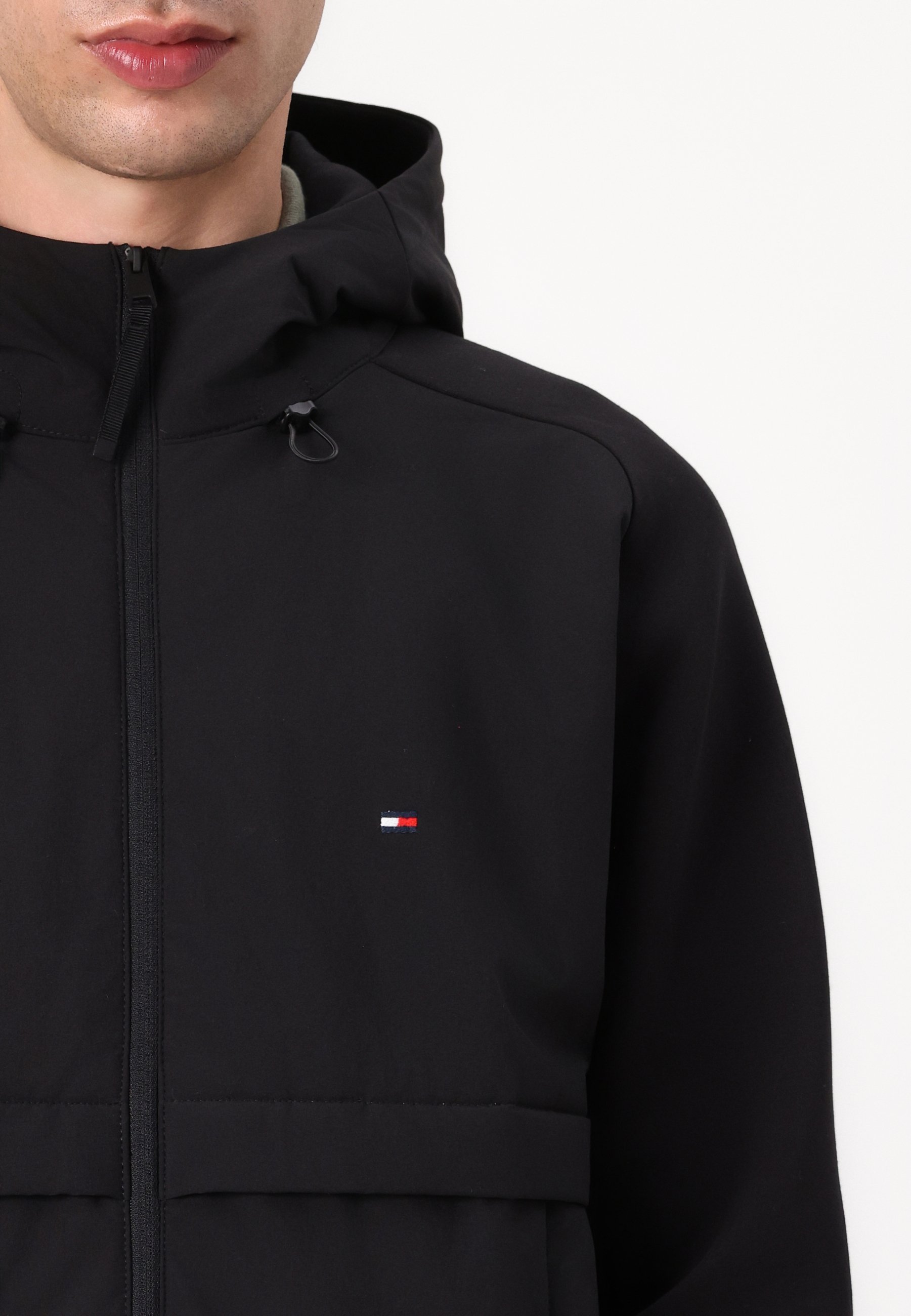 Tommy Hilfiger PERFORMANCE MIXMEDIA WINDBREAKER - Lichtgewicht jas - zwart