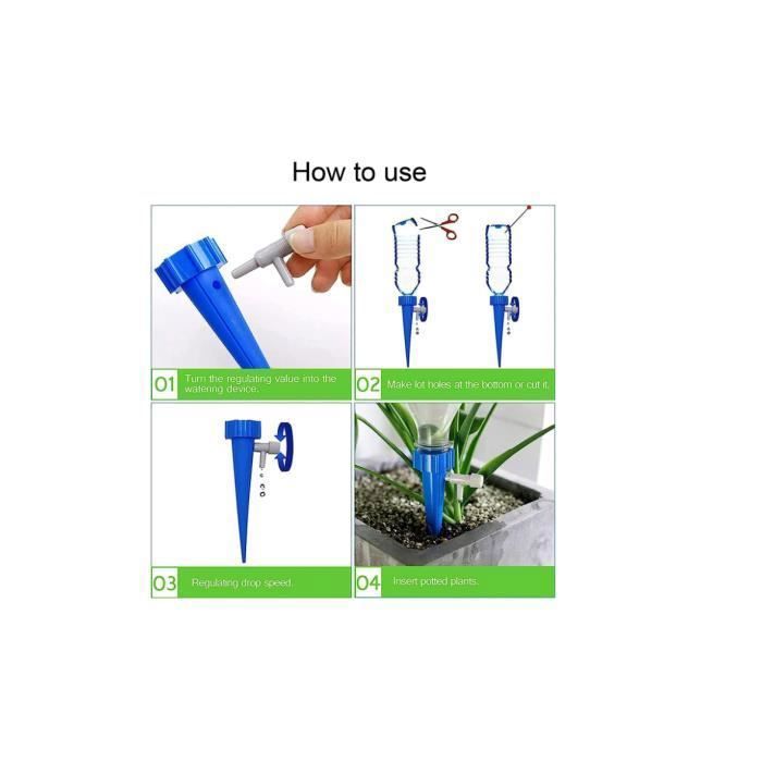 20pcs Drip Irrigation Kit Automatic Plant Sprinkler Drip Irrigation Bottle Automatic Watering Equipment