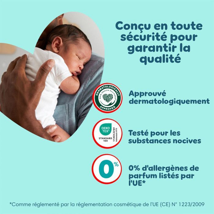 Pampers Premium Protection Pants, Taille 3, 192 couches-culottes