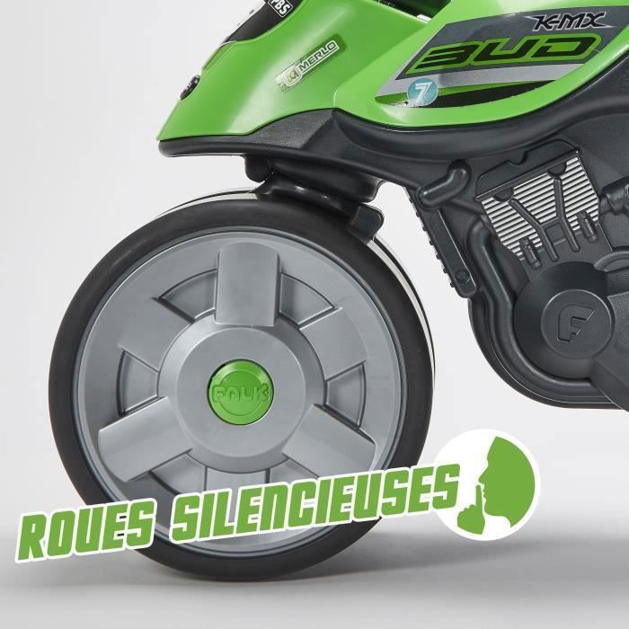 Porteur Moto - FALK - Bud Racing - Dès 12 mois - 100% Fabriqué en France - 40% de plastique recyclé