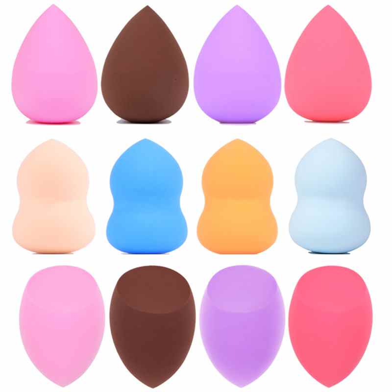 Éponge à maquillage 1 pièce, éponge de beauté pour le visage, fond de teint, poudre, crème, outil de maquillage en gros