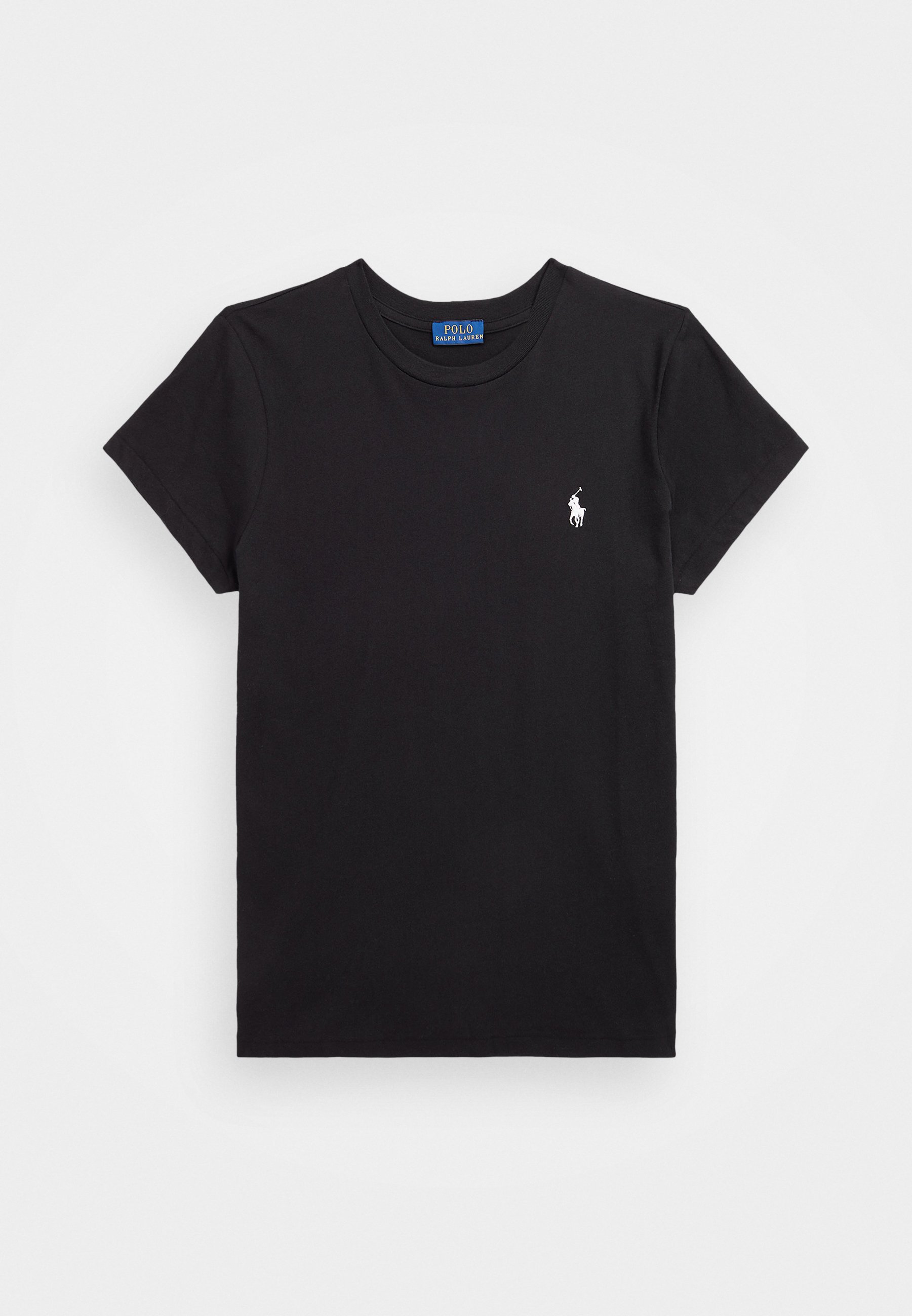 T-shirt Polo Ralph Lauren en jersey de coton à col rond - T-shirt basique - noir