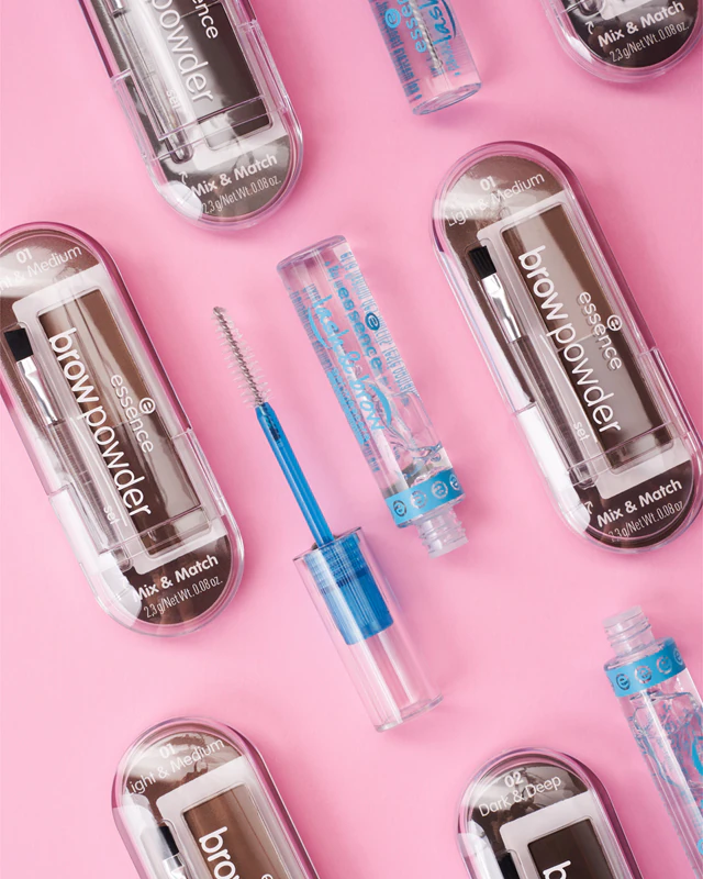 gelová řasenka Essence Lash & Brow na obočí a řasy