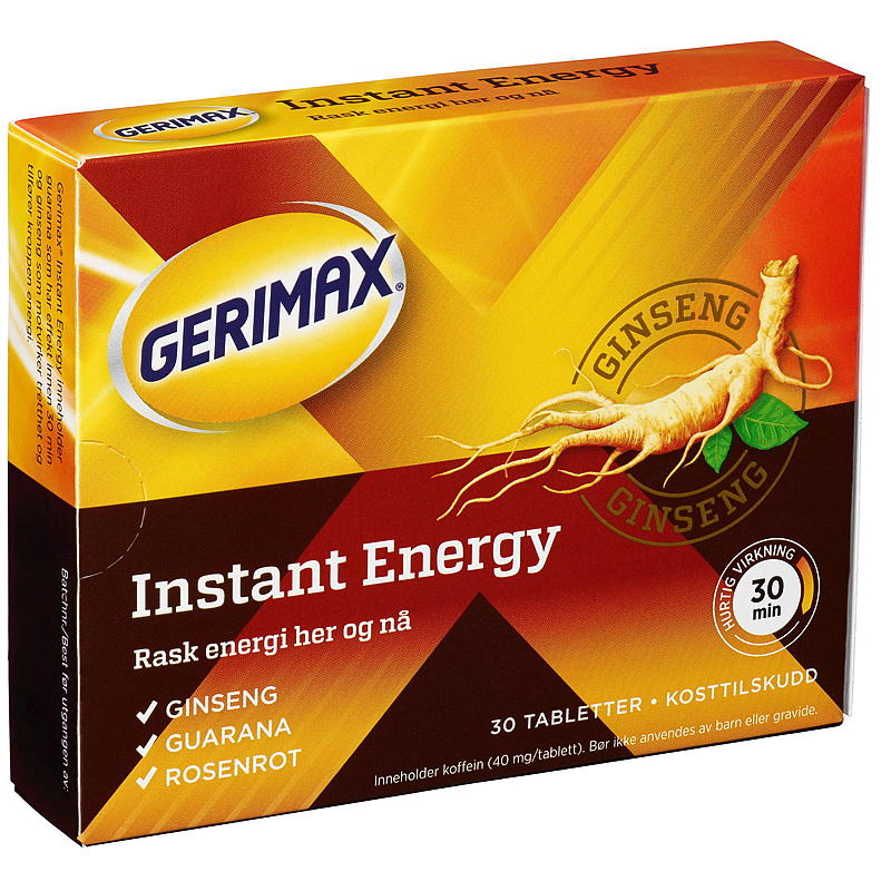 Gerimax 30 pezzi. Energia Estrema