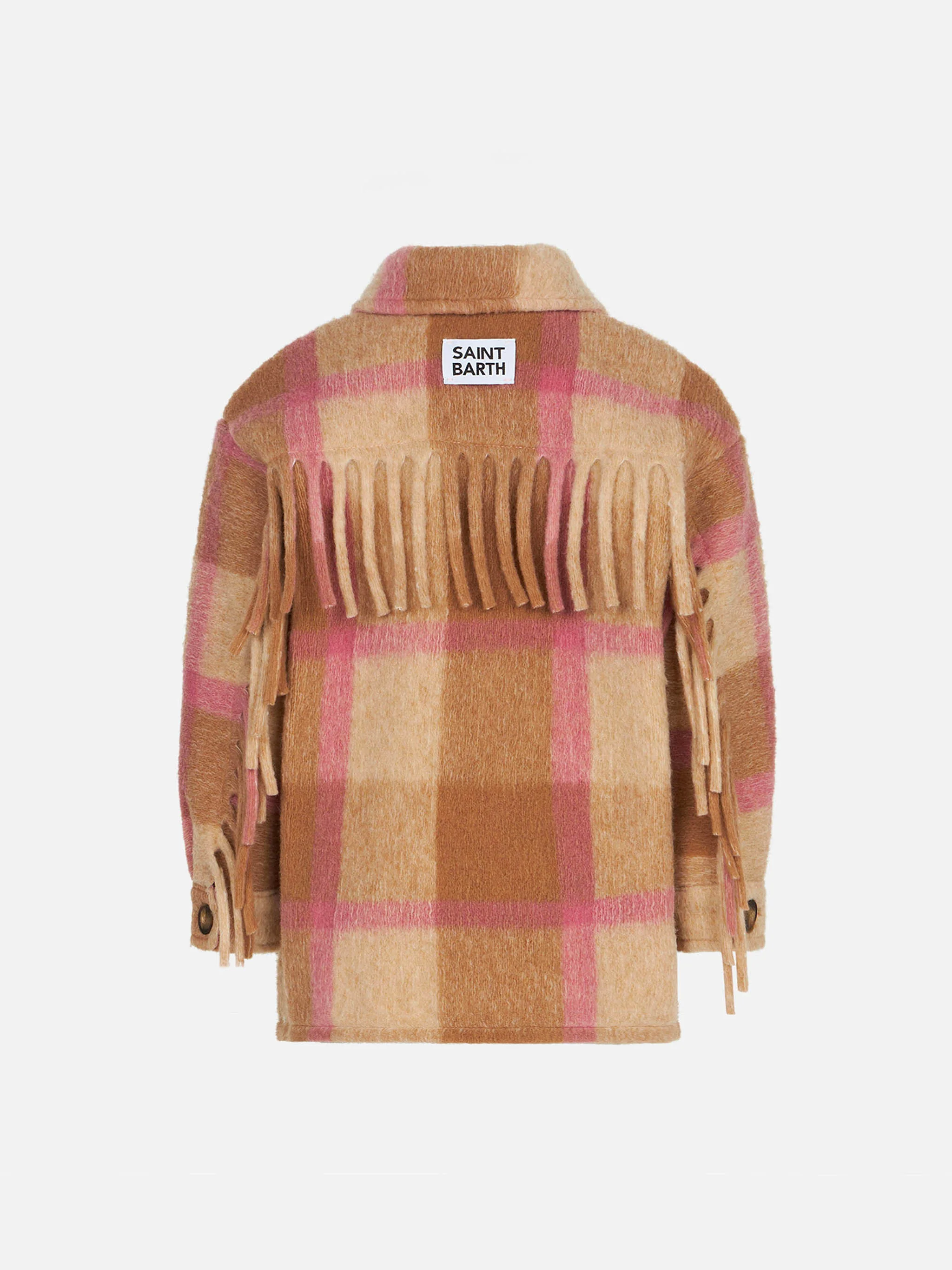 Blusa infantil con flecos