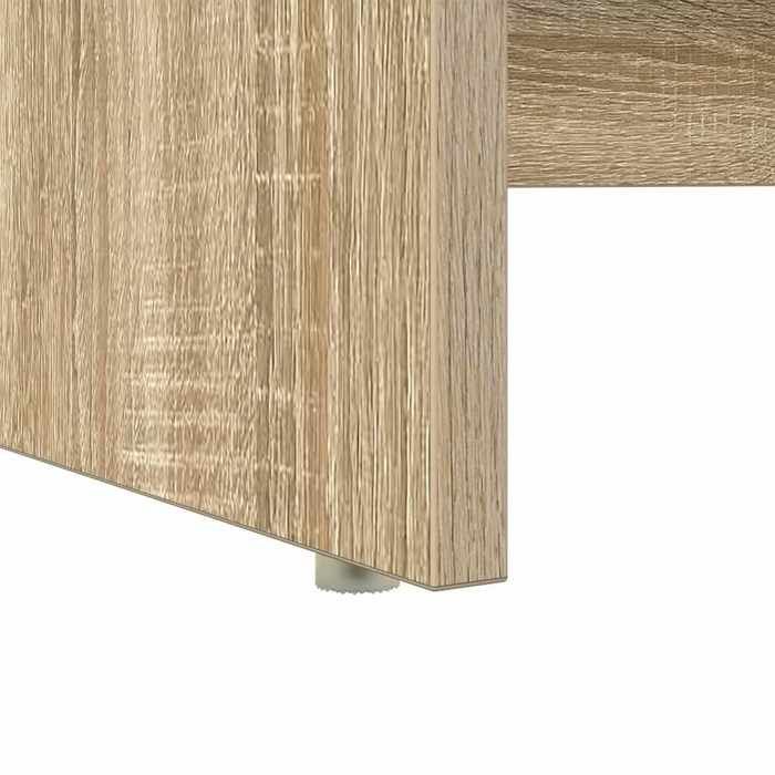 “Saldi invernali” TOP Scrivania moderna e compatta, marrone - Scrivania con contenitore, rovere Sonoma, 120,5x44x88,5 cm PRO80030