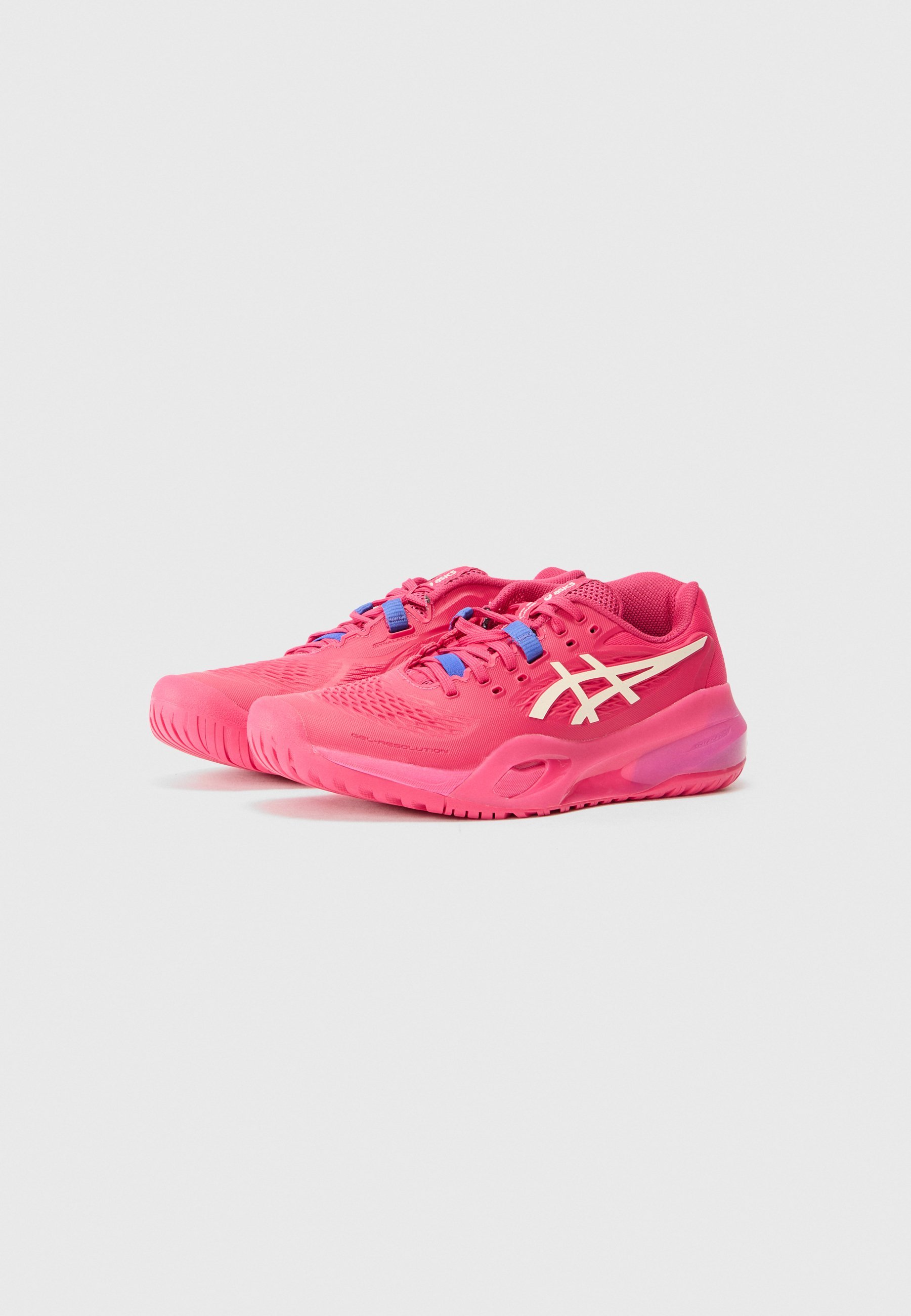 ASICS GEL RESOLUTION X - Tenisové topánky na viacero kurtov - svetloružová/krémová