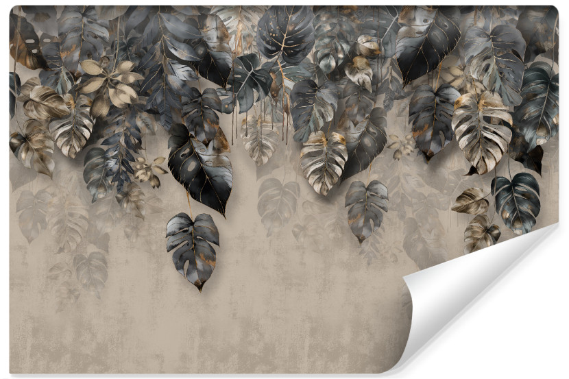 Fototapeta LIŚCIE Abstrakcja Monstera 3D 90x60cm
