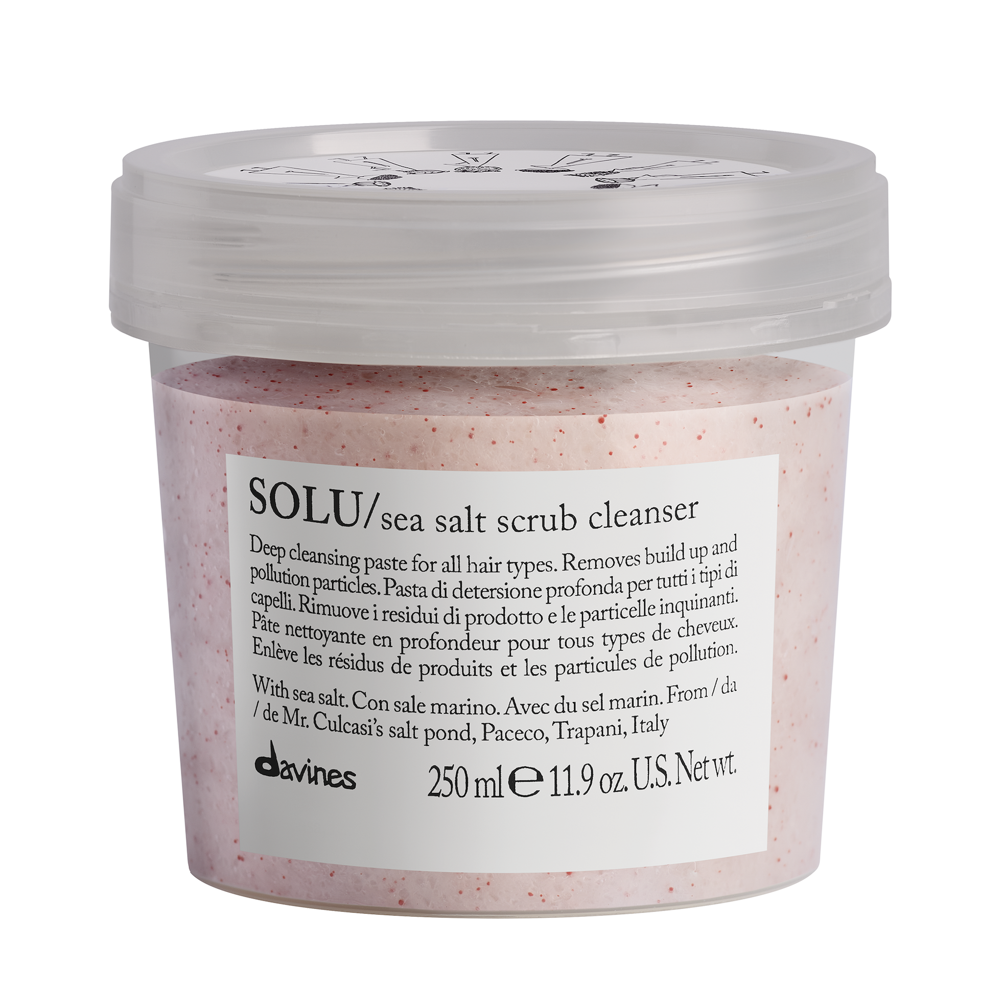 Solu piling s morskom soli 250 ml - Davines
