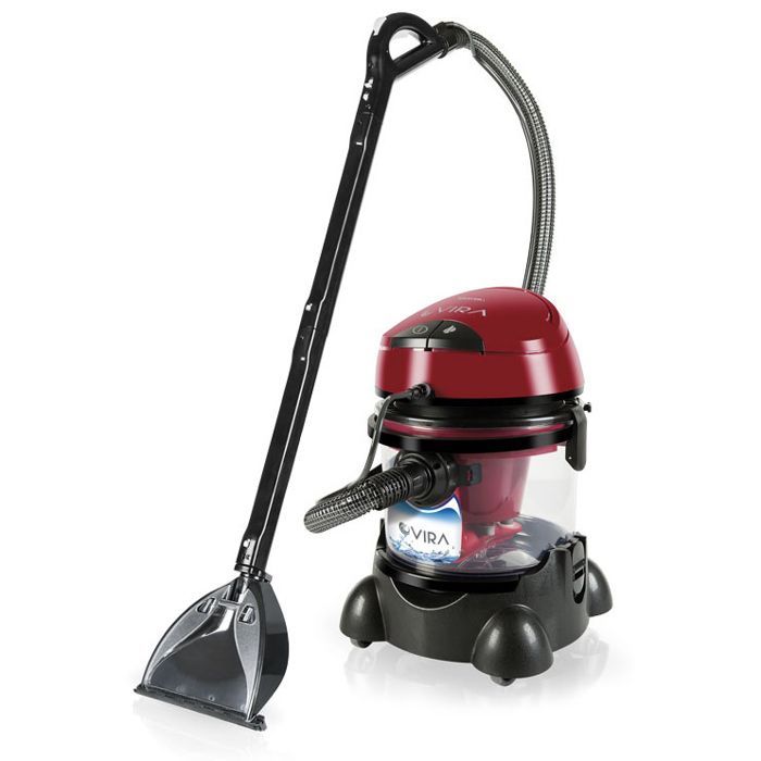 Aspirateur shampouineuse spécial moquette / tapisserie sec/humide 4 en 1 MPM MOD-22 2400W Rouge