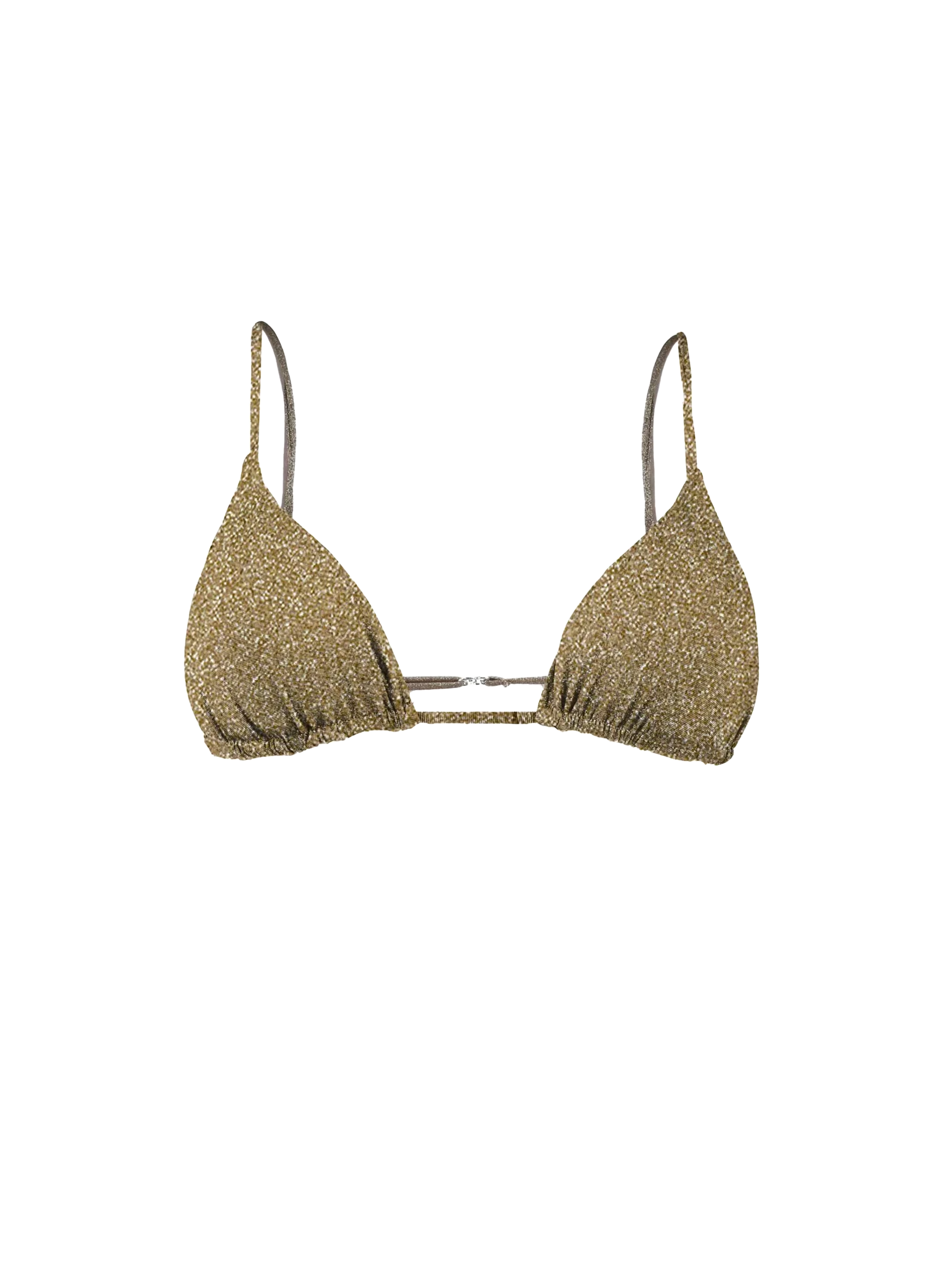 Gouden lurex driehoek