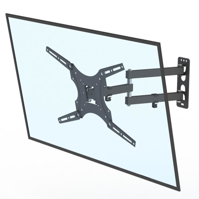 Soporte de pared para televisores de pantalla plana LED, LCD y Plasma de 26 a 55 pulgadas, VESA 400-400 mm con brazo basculante en voladizo y