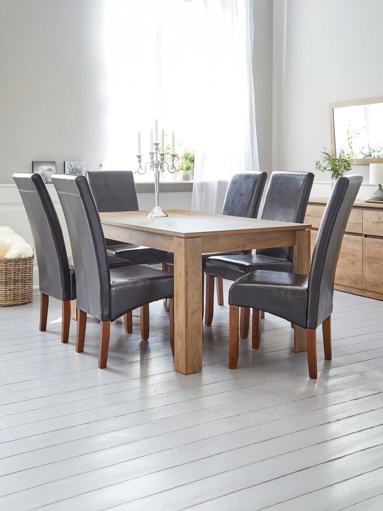 Jedilna miza VEDDE 90x160 v barvi divjega hrasta