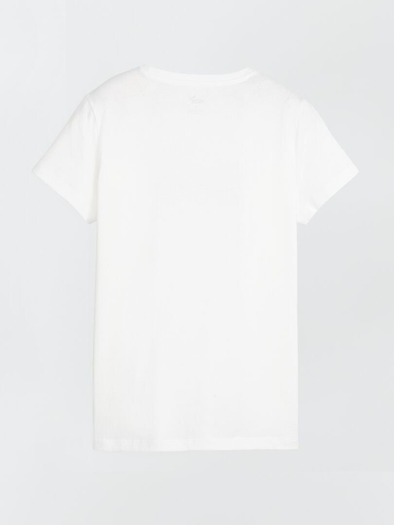 Camiseta lisa 'Puma' - BRANCA