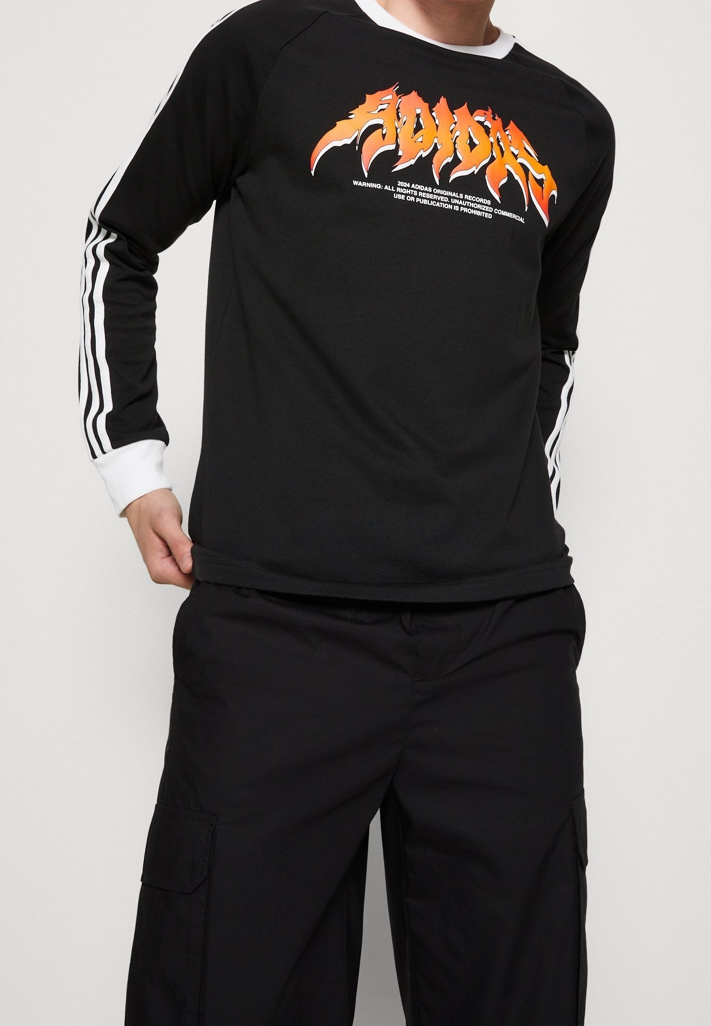 Maglia a maniche lunghe Adidas Originals - nera