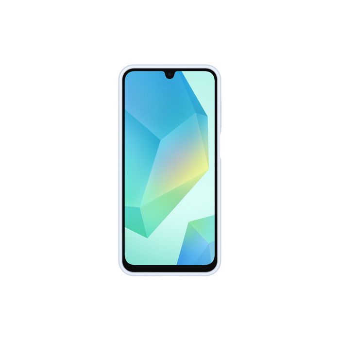 Funda ultradelgada y flexible para Galaxy A16 4G/5G con tarjetero Samsung, color azul polar.