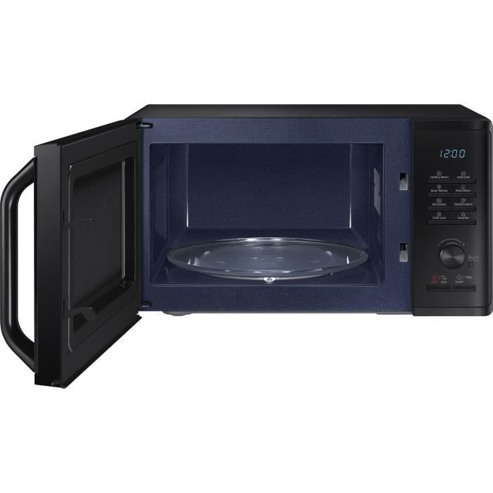 Micro-ondas Solo - SAMSUNG - MS23K3555E - Preto - 23L - Controle eletrônico + botão - Função manter aquecido