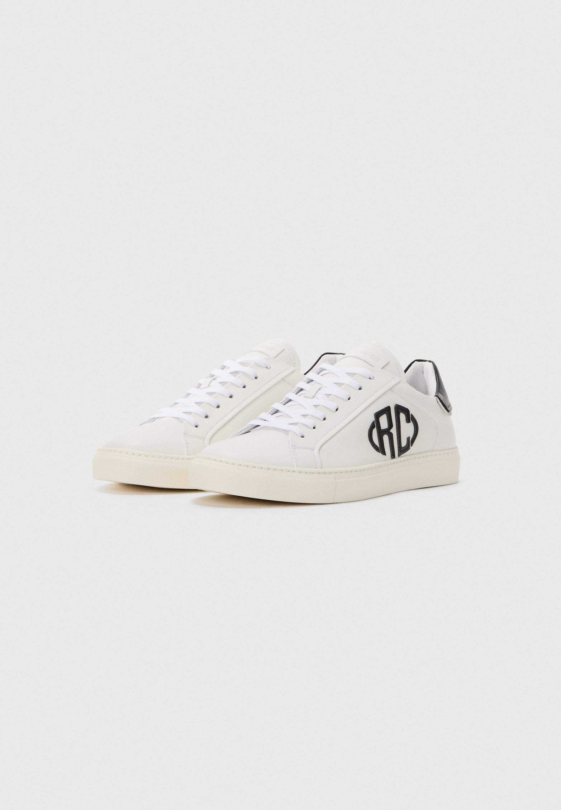 Roberto Cavalli BERNA - Sneakers - bianco/nero