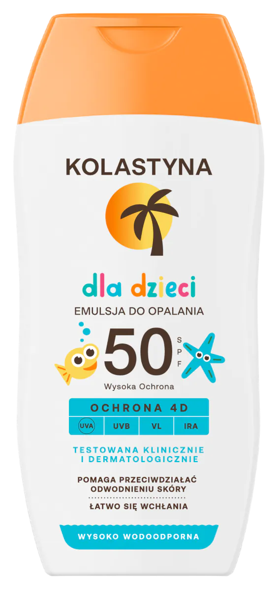 Kolastyna Sun Kids SPF50 - Emulsja do opalania dla dzieci SPF 50 150 ml