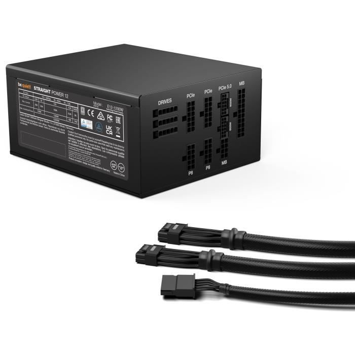 Alimentatore per PC - BE QUIET! - Straight Power 12 Platinum - 1200 W - 80 PLUS Platinum - Modulare
