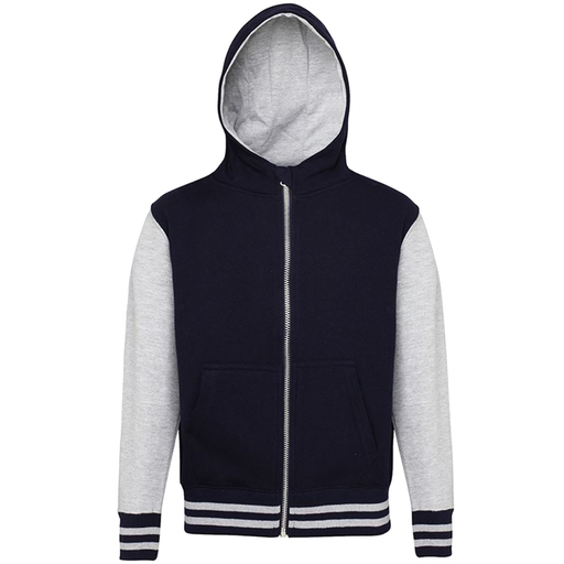  Chaquetilla Con Capucha Estilo Varsity