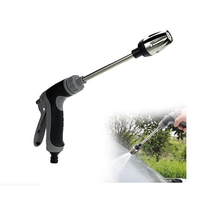 Nettoyeur Turbo Pour Tuyau D'arrosage - - Débit D'eau Réglable - Buse Turbo pour Tuyau d'Arrosage