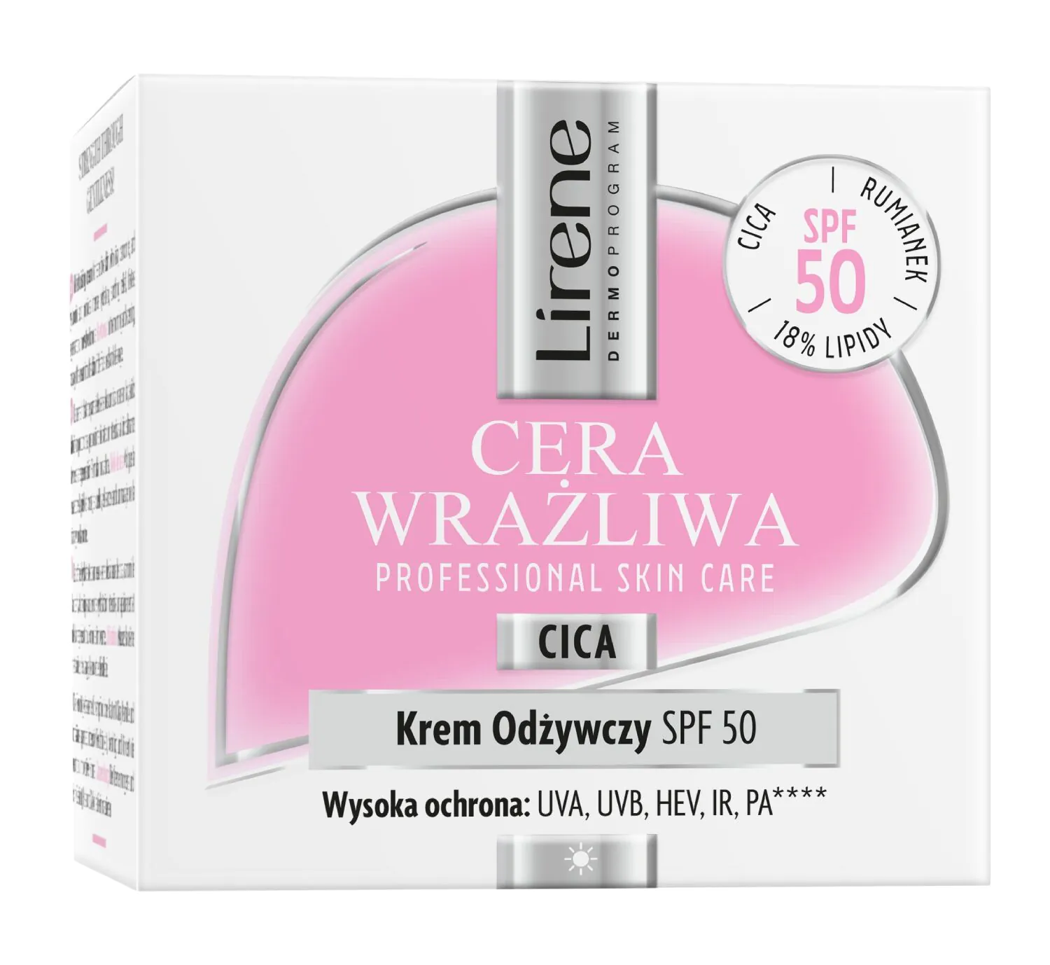 Lirene Cera Wrażliwa Krem ochronny SPF50