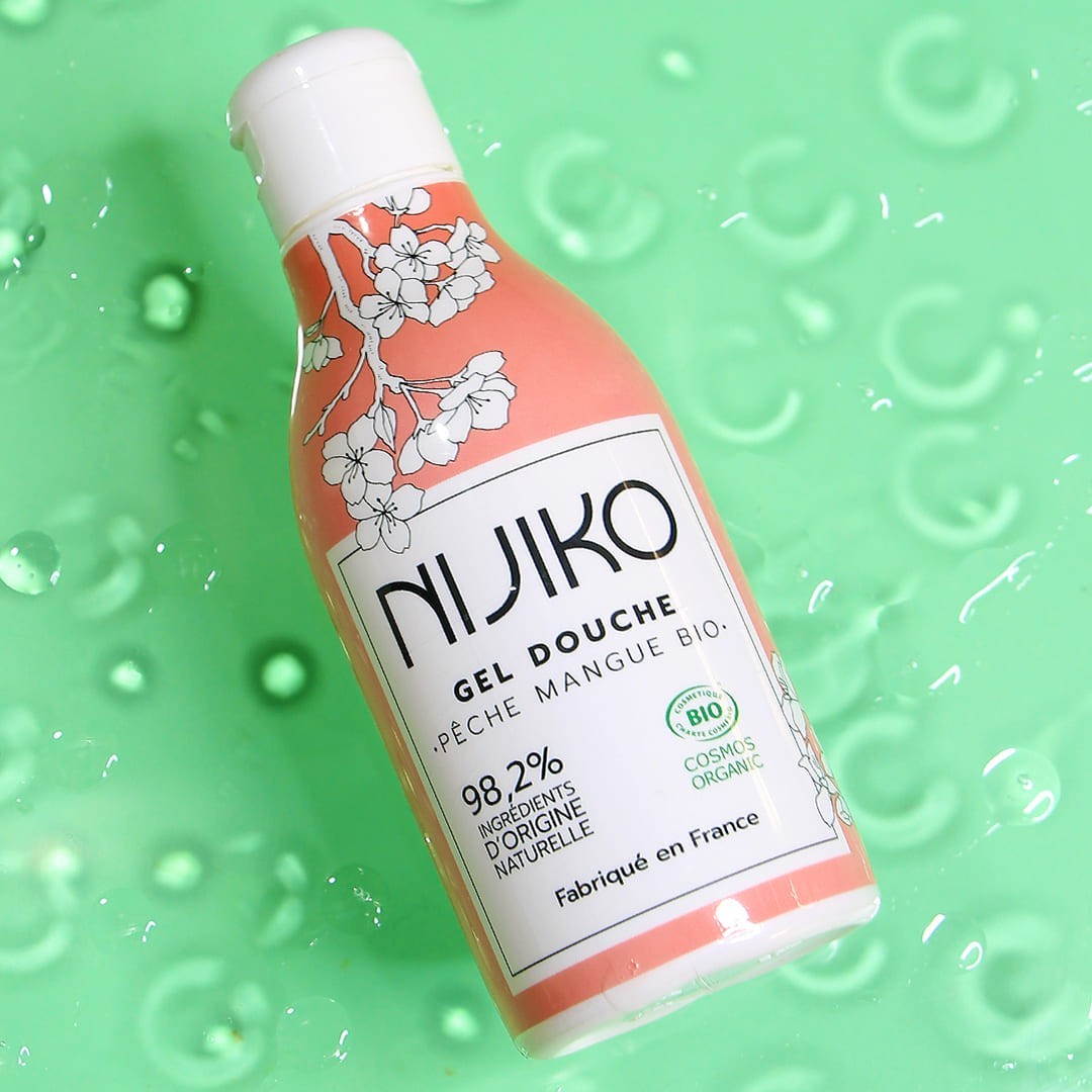 NIJIKO Gel Douche Bio Pêche & Mangue