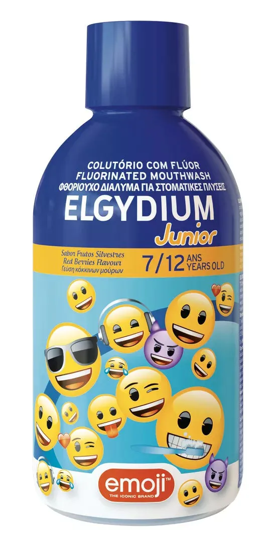 Elgydium Płyn do płukania Jamy Ustnej Emoji Junior