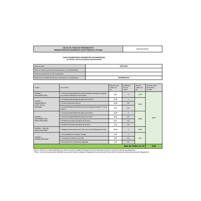 Lavadora - HISENSE - WFQP8014EVM - 8 kg - 1400 RPM - Carga frontal