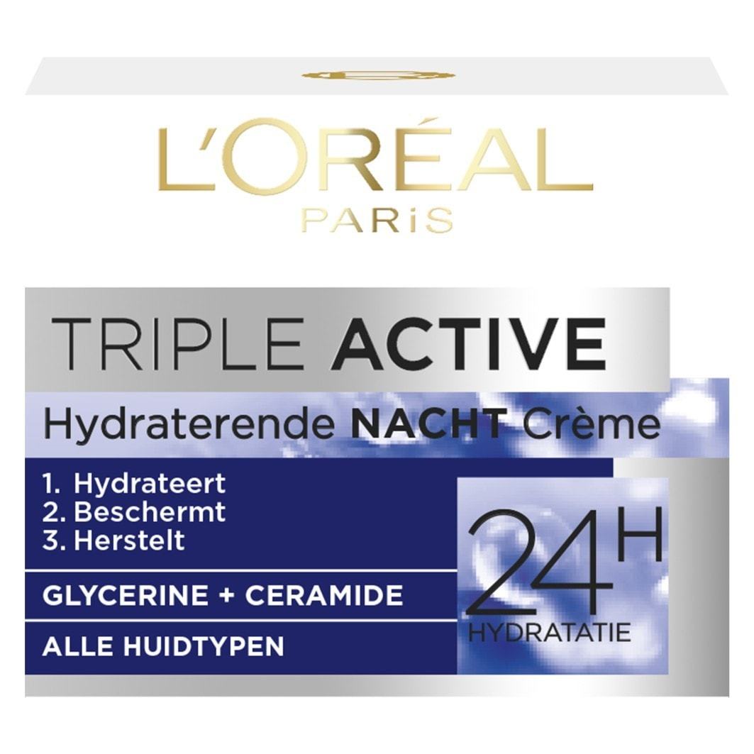 L'Oréal Paris Triple Active noćna krema za sve tipove kože - 50 ml