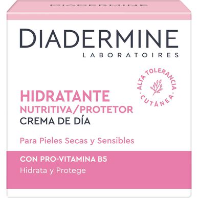Diadermine Odżywczy krem ochronny nawilżający do twarzy z witaminą B5 do skóry suchej i wrażliwej 50 ml