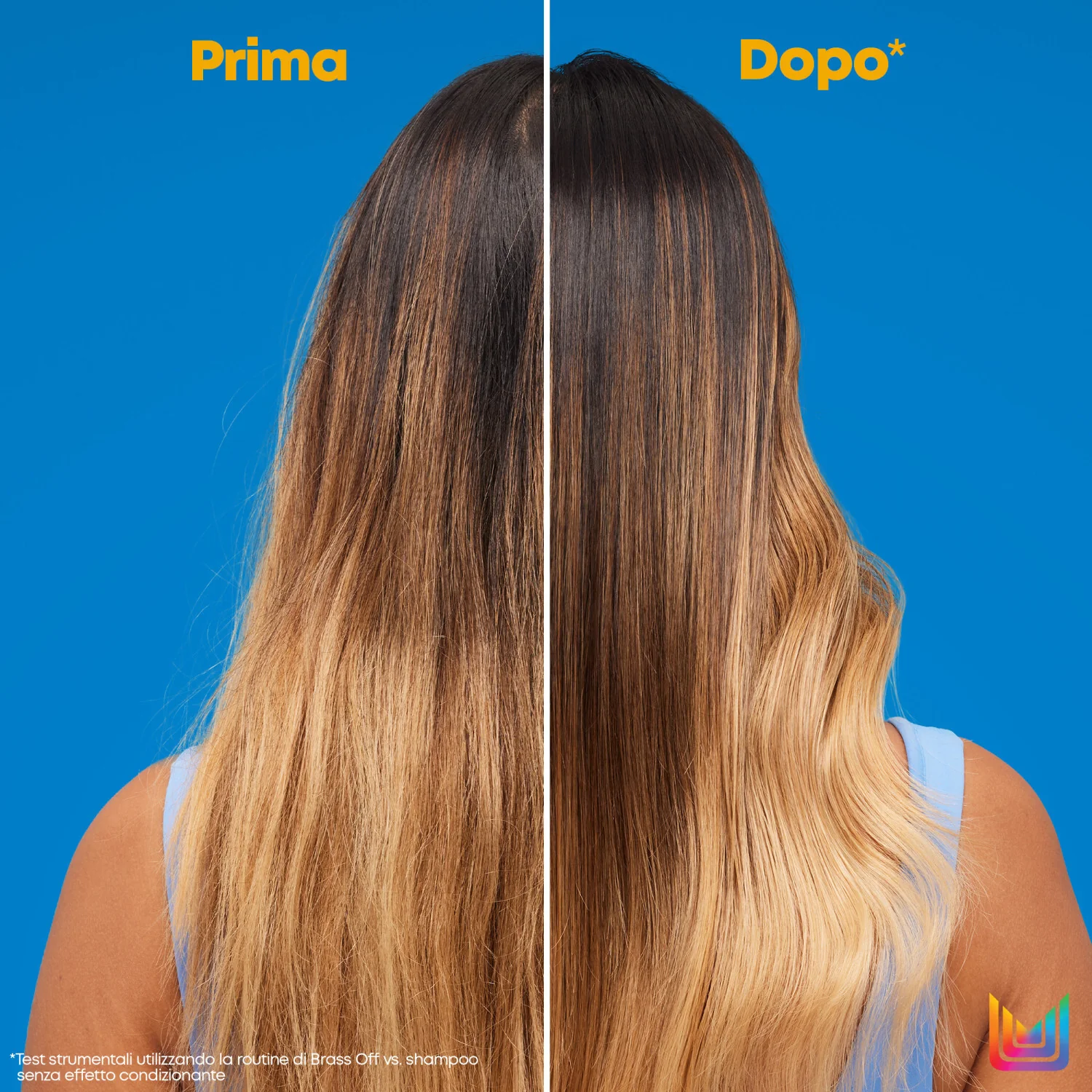 Total Results Brass Off Blue Shampoo - Shampoo Protezione Colore