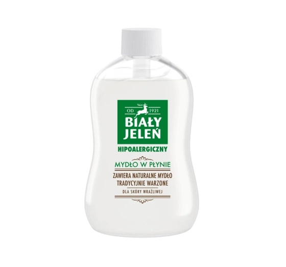 Biały Jeleń Hipoalergiczne mydło w płynie zapas 500 ml