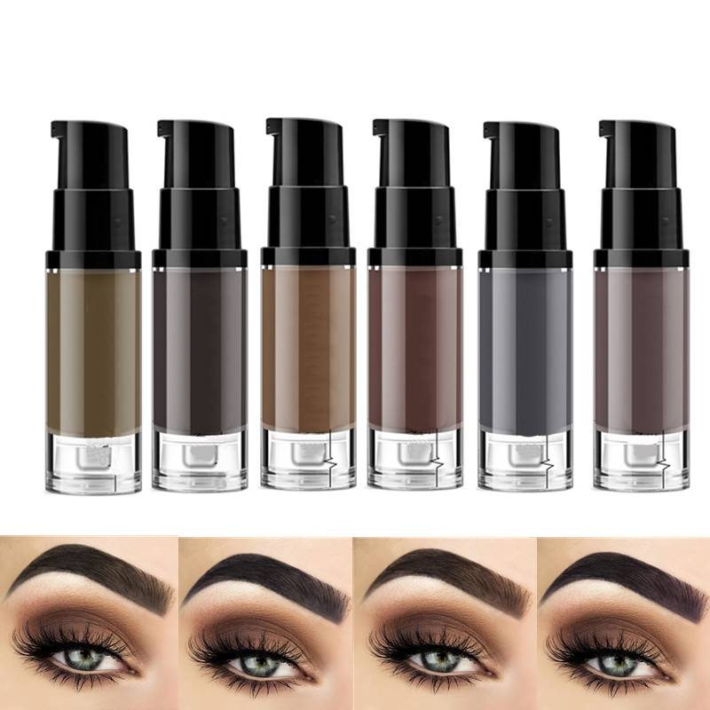 gel teinté waterproof longue tenue pour sourcils naturels, avec pinceau inclus.