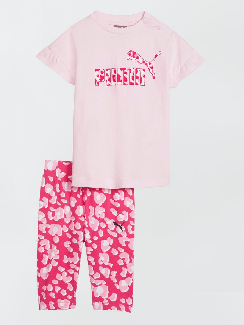 Conjunto de leggings y camiseta 'Puma' - 2 piezas - ROSA
