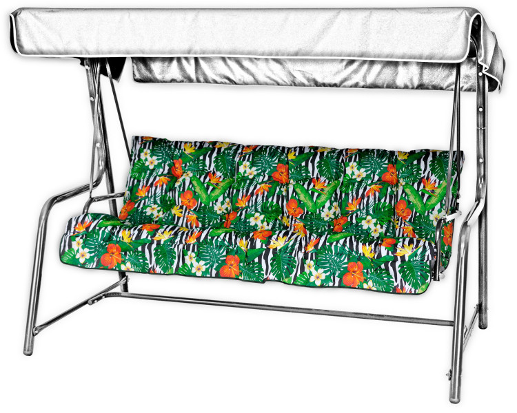 Poduszki na huśtawkę ogrodową FLORA 150 cm 363