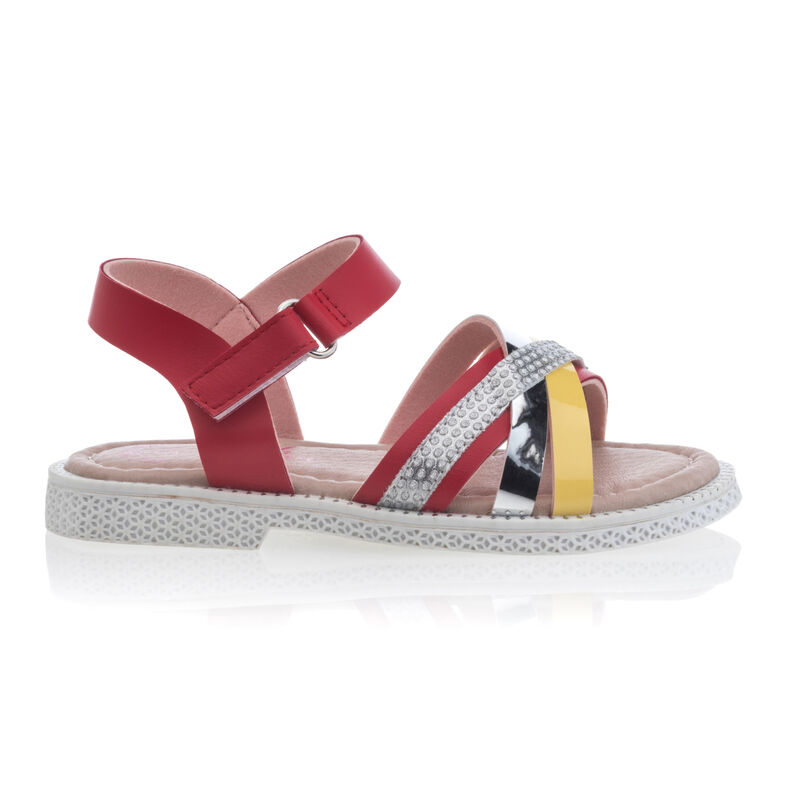 Sandalias/Zapatos abiertos rojos para niñas