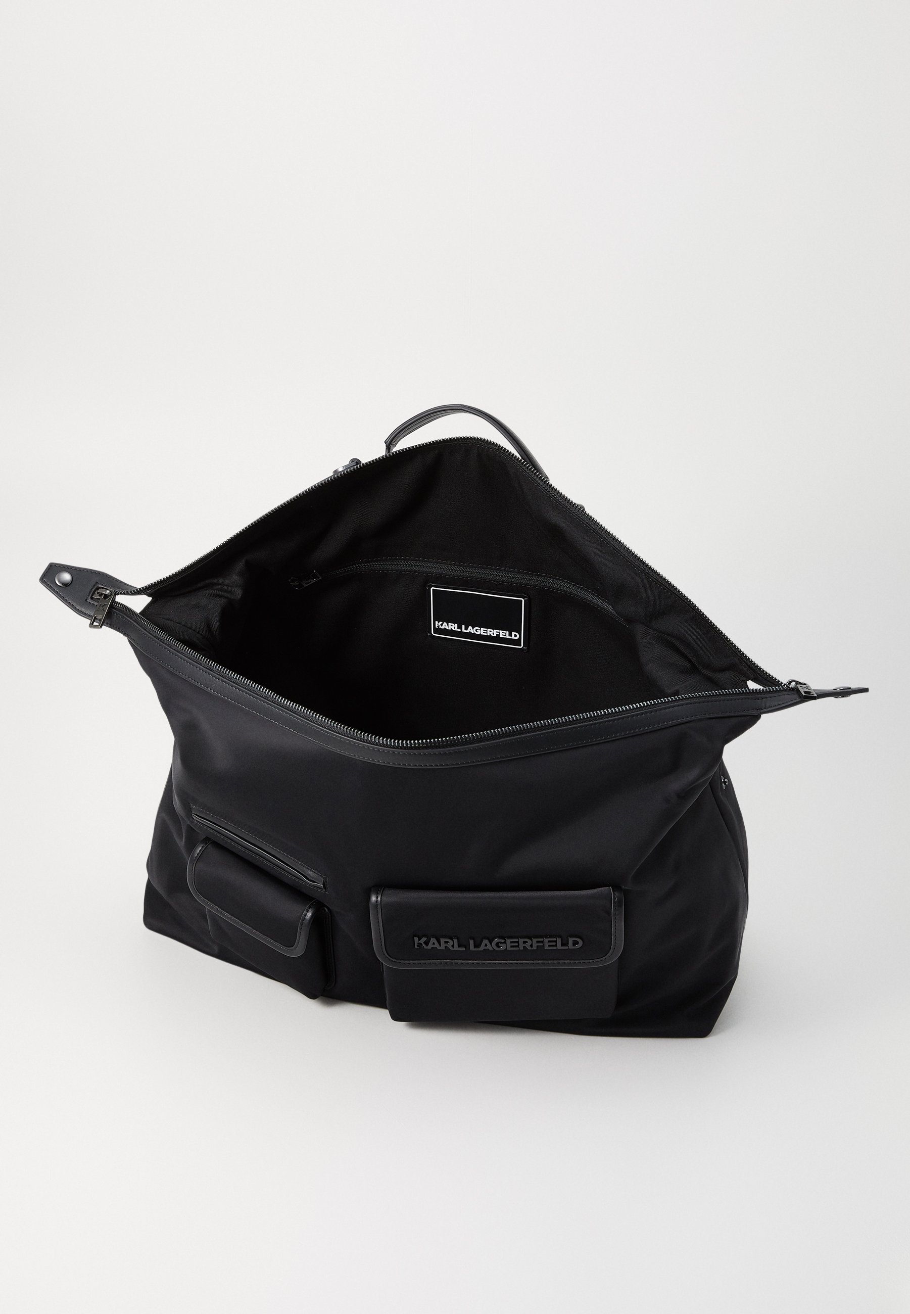 KARL LAGERFELD ESSENTIAL WEEKENDER - Borsa da weekend - nera