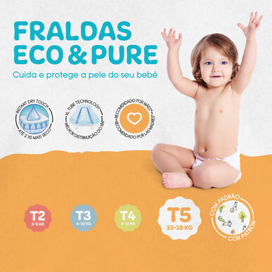Baby Wells Eco & Pure -vaipat koko 5 25 kpl 25 kpl