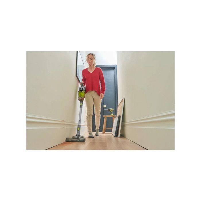 Aspirateur balai Brushless 18V RYOBI - 30 AW - Sans batterie ni chargeur - RSVS18-0