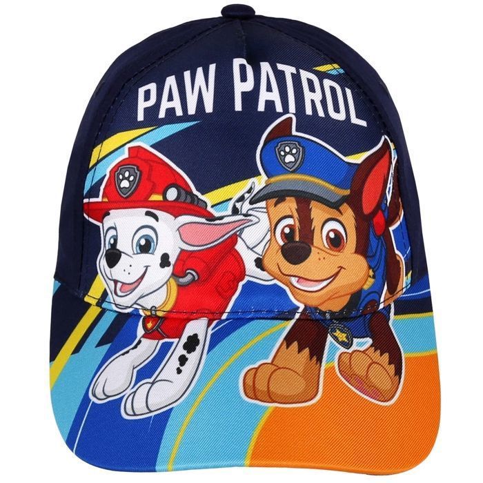 Gorra de béisbol azul marino para niños de Paw Patrol Chase Marshall para verano, gorra de béisbol ajustable 54