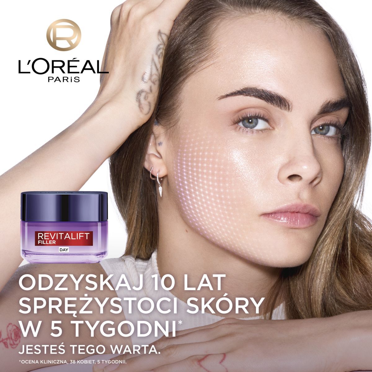 L'Oréal Paris 40+ Anti-aging kräm med koncentrerad hyaluronsyra 50ml Revitalift Filler