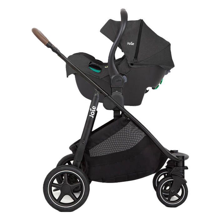 JOIE - Cochecito Versatrax Trio + Silla de coche i-Gemm 3 + Capazo Ramble XL Laurel