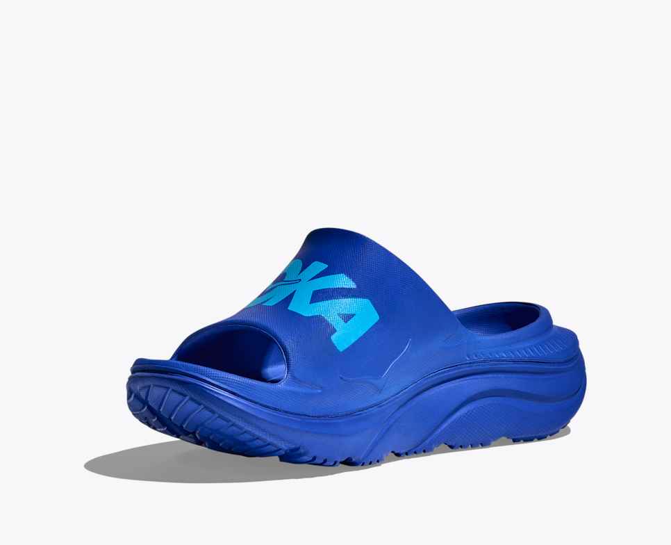 HOKA Ora Athletic Slide Ultramarine / Skyward Blue