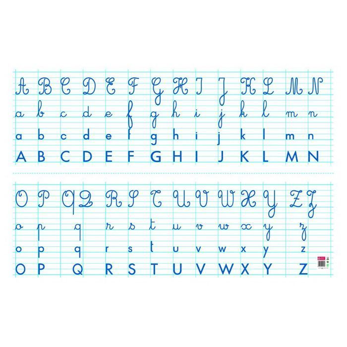 Tableau souple effaçable à sec - Alphabet - 80 x 120 cm